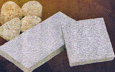 外構工事～石貼り、石積みの種類、ピンコロ石